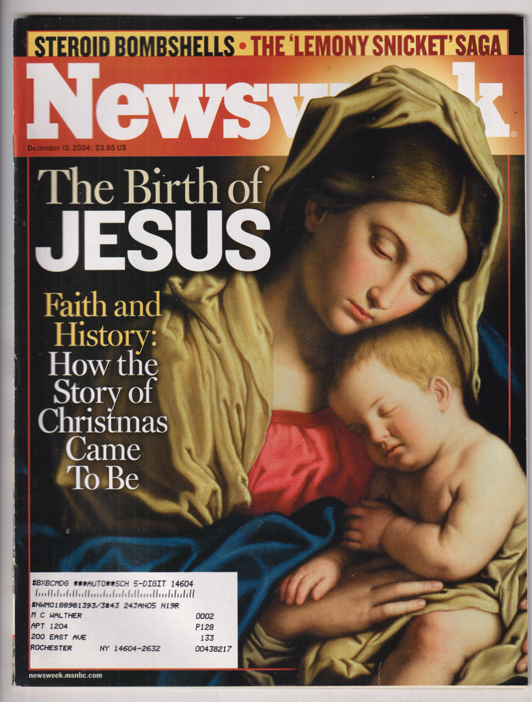 Newsweek Mag The Birth Of Jesus December 13, 2004 011820nonr