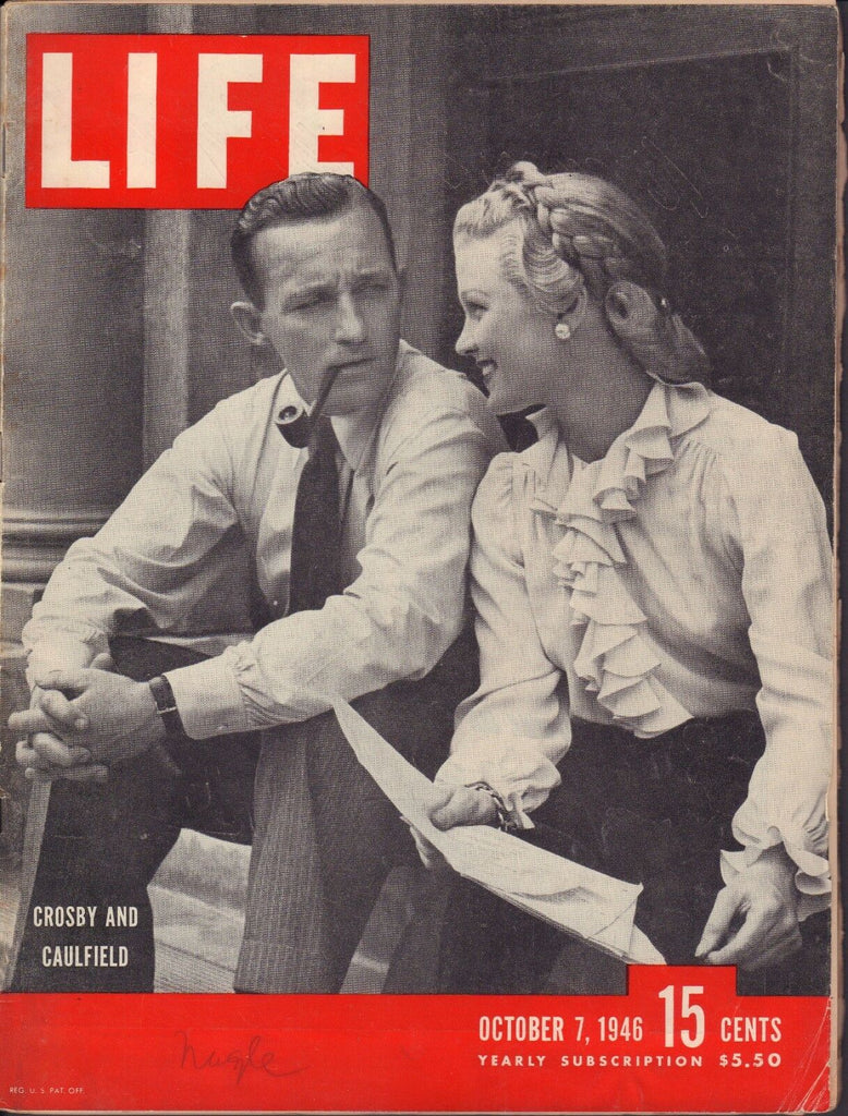 Life Magazine October 7 1946 Bing Crosby Joan Caulfield 101917nonjhe
