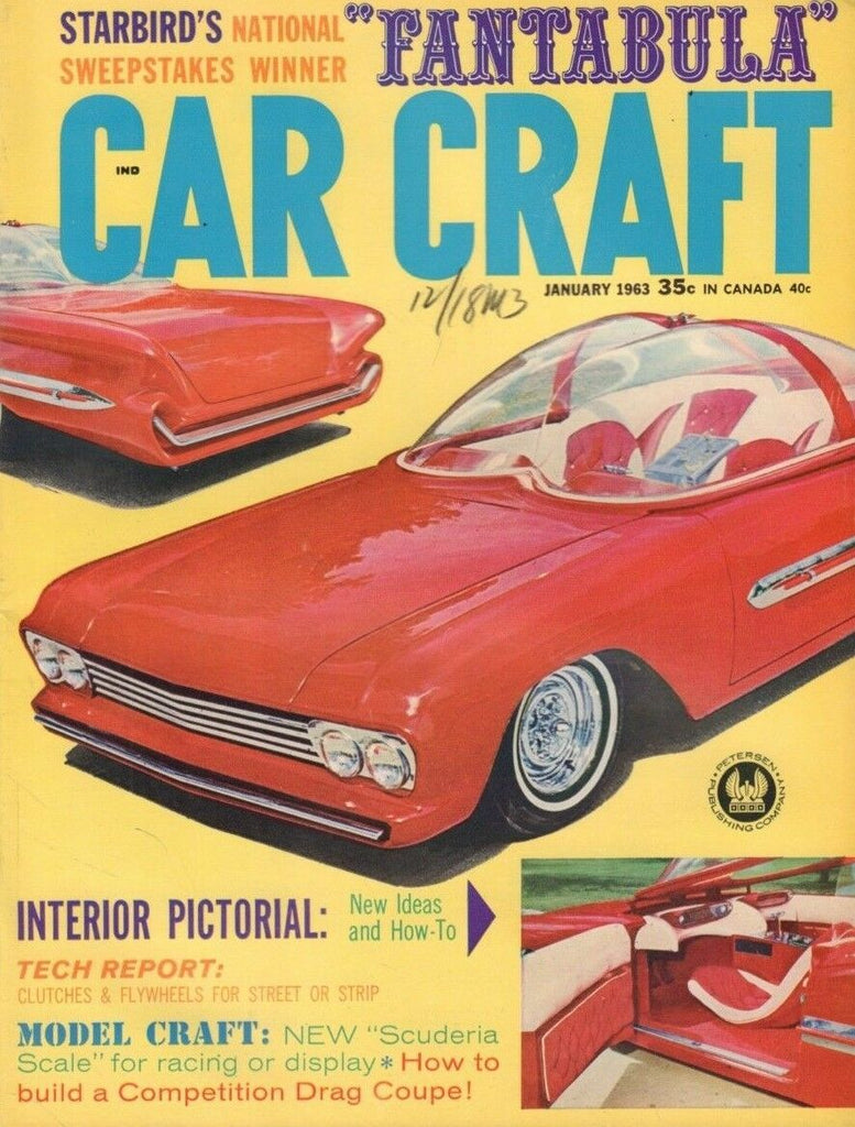 Car Craft January 1963 Darryl Starbird Bob D'Olivo 122218DBE