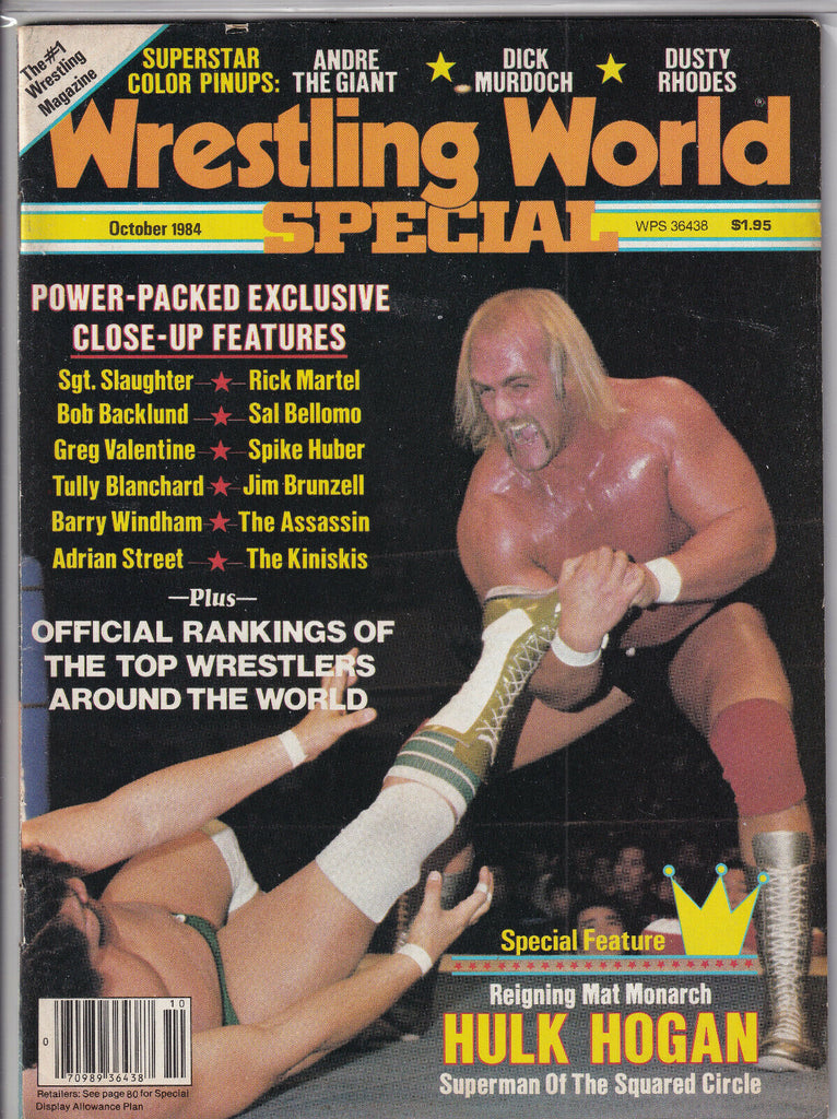 Wrestling World Hulk Hogan Sgt. Slaughter October 1984 052919nonr