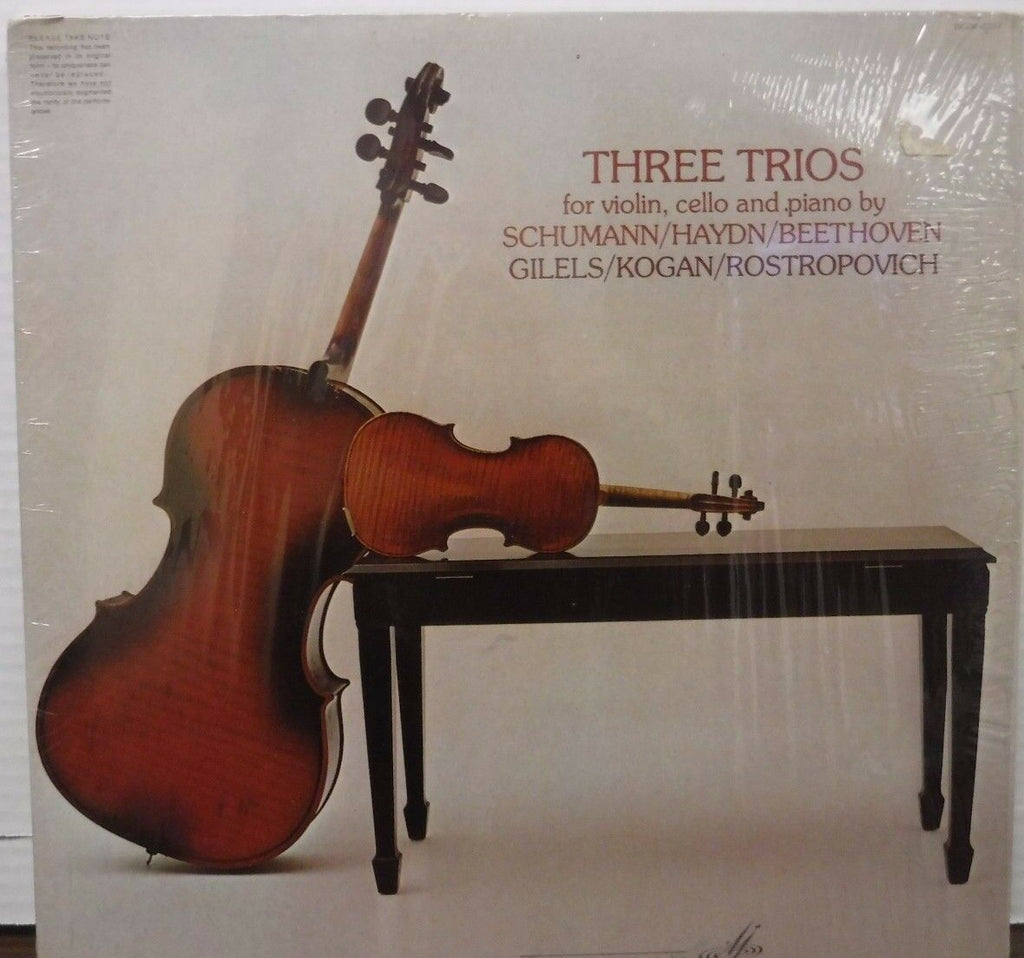 Three Trios for violin, cello and piano by Schumann/Haydn/Beethoven 011617LLE
