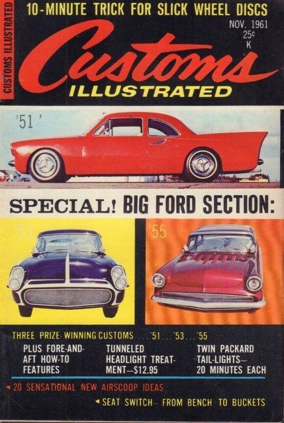 Customs Illustrated November 1961 Purple Pelican Al Robertson 122218DBE