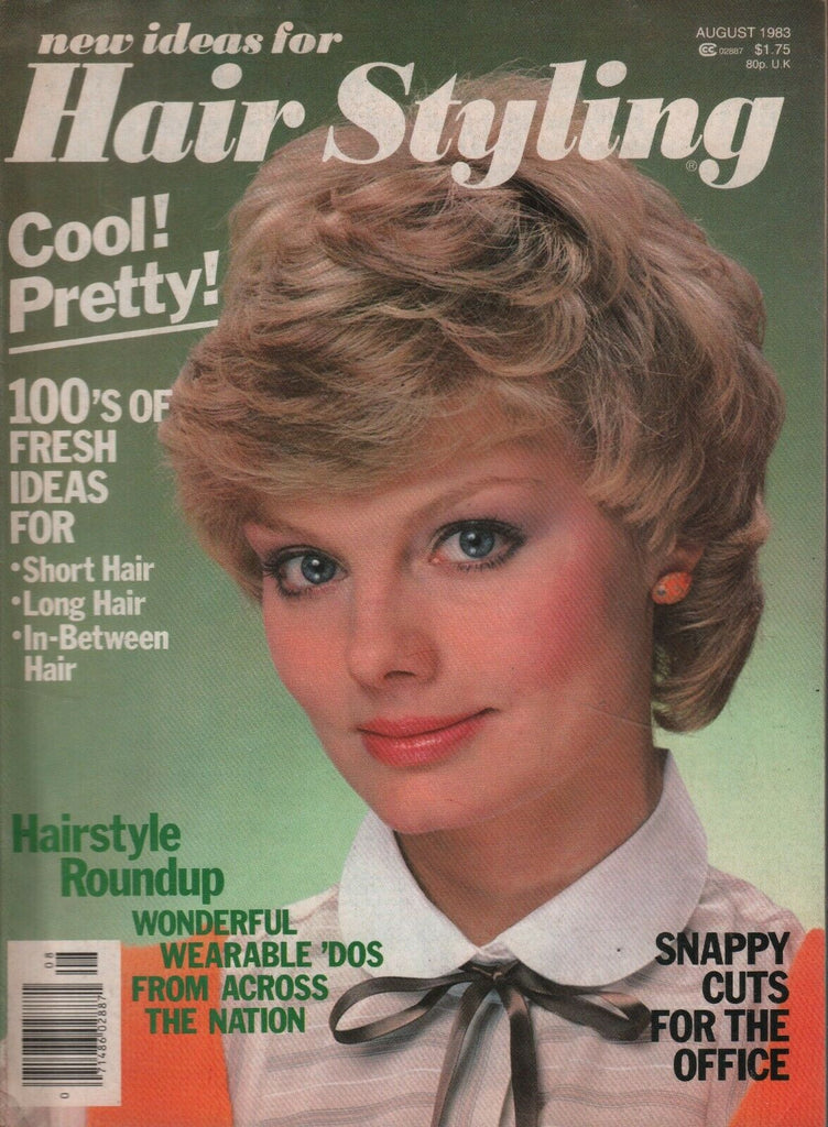 New Ideas for Hair Styling August 1983 Vintage Hairstyles 072619AME2