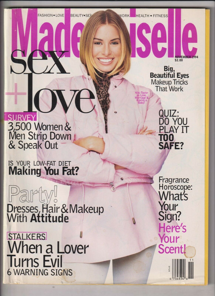 Mademoiselle Mag Nikki Taylor Makeup With Attitude November 1994 022720nonr