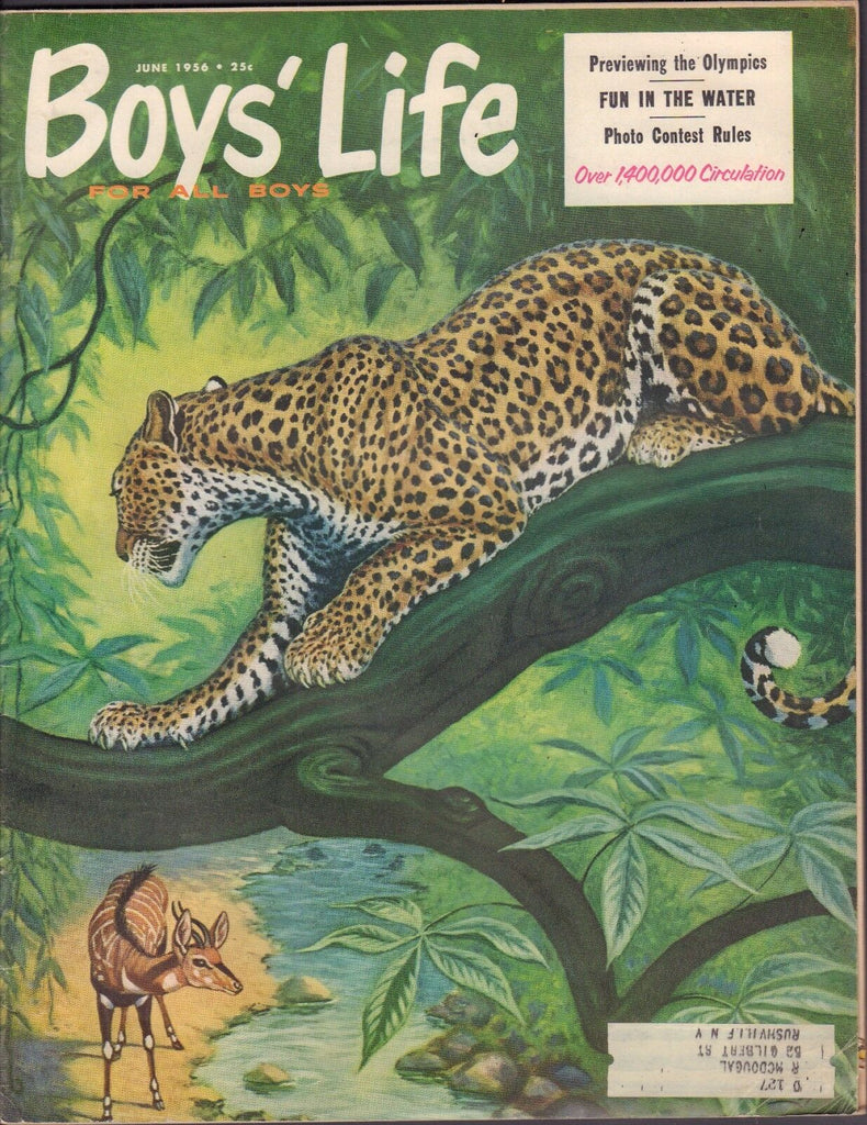 Boys Life June 1956 Fun in The Water w/ML 011717DBE2