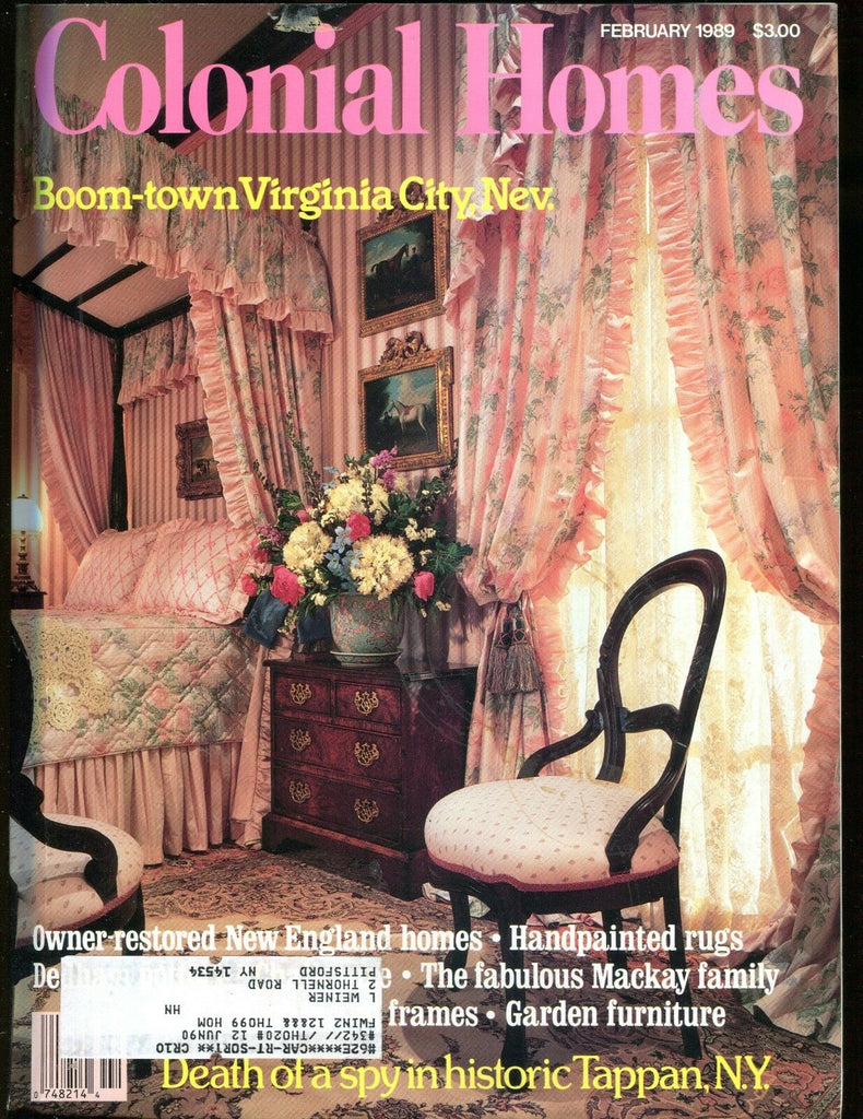 Colonial Homes Magazine February 1989 Virginia City EX w/ML 012517jhe