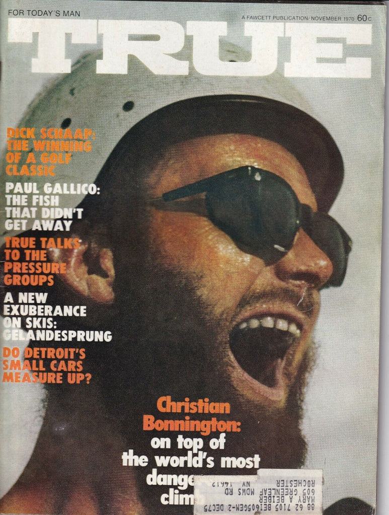 True Magazine Christian Bonnington November 1970 021219nonr