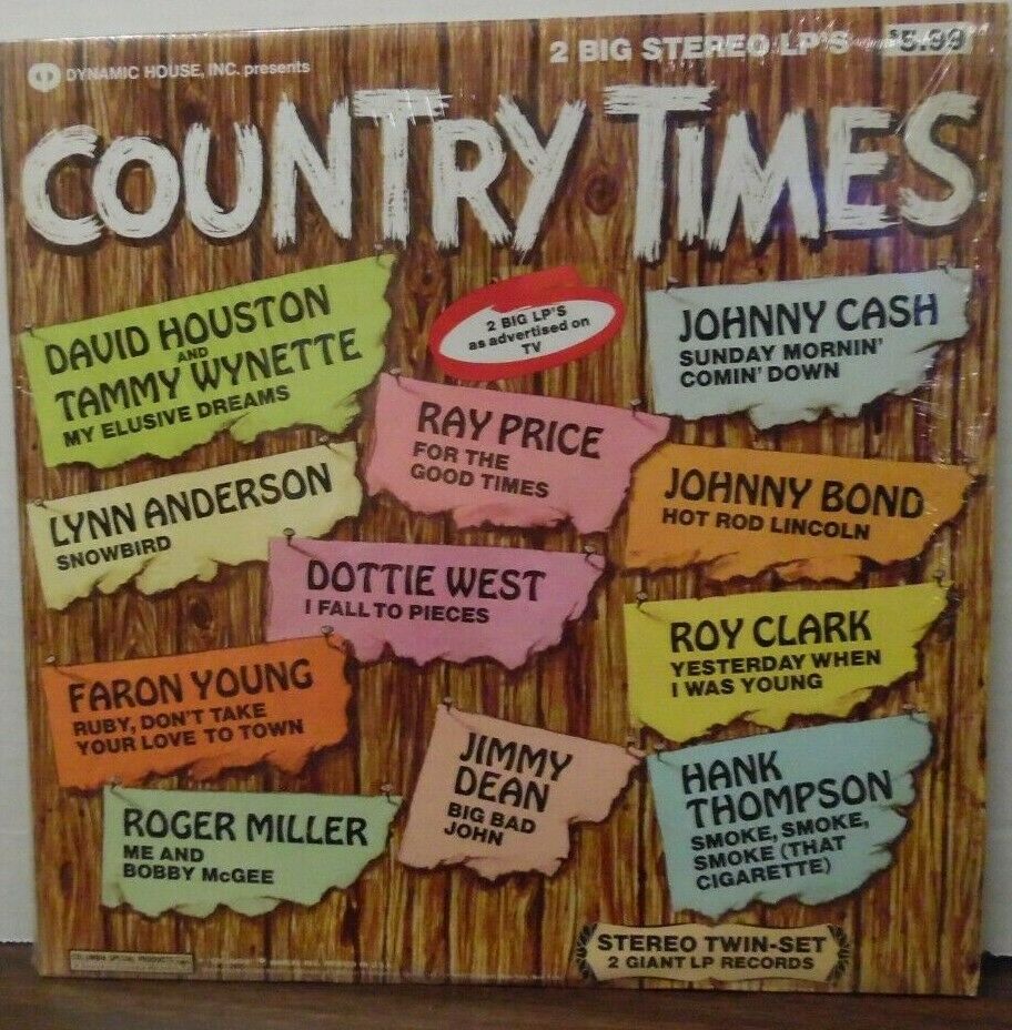 Dynamic House Inc presents Country Times 2-record set 090119LLE
