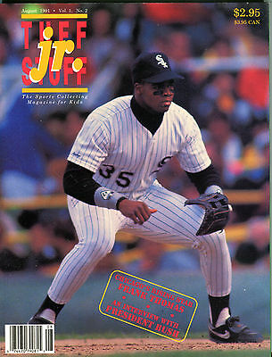 Tuff Stuff Jr. Magazine August 1991 Frank Thomas EX 080116jhe