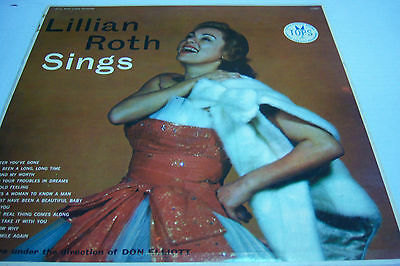 33RPM Jazz Vinyl Lillian Roth Sings 021313JDE