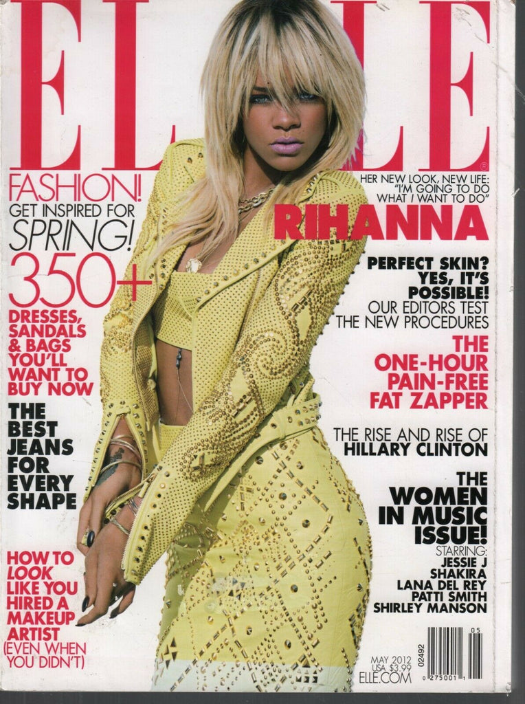 Elle Fashion Magazine May 2012 Rihanna Hillar Clinton Patti Smith 090919AME