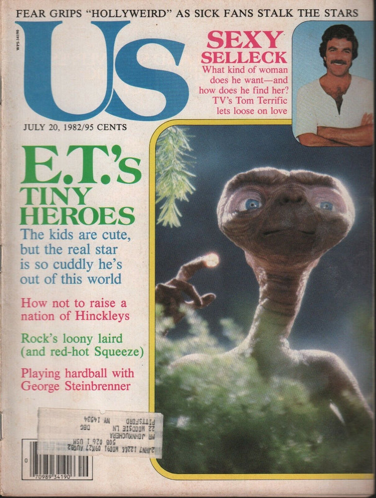US July 20 1982 Tom Selleck E.T. Vintage Magazine 101118AME2