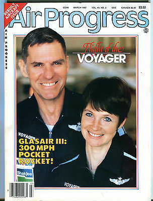 Air Progress Magazine March 1987 Flight Of The Voyager EX 062316jhe