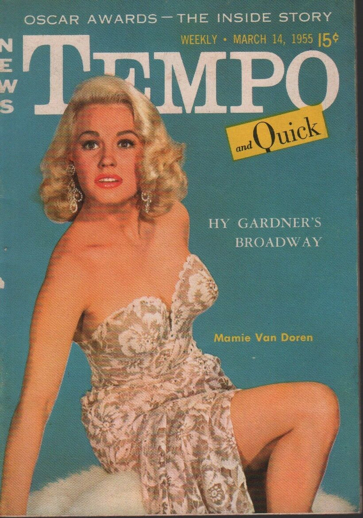 News Tempo and Quick Mamie Van Doren Marilyn Monroe Cheesecake Pin Up 092418ame