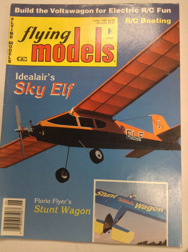 Flying Models Magazine Idealair's Sky Elf Florio Flyer June 1992 040917nonrh2