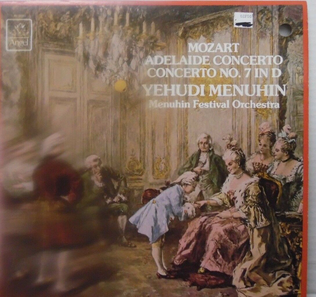 Mozart Adelaide Concerto Concerto No. 7 in D Yehudi Menuhin 33RPM 10117LLE