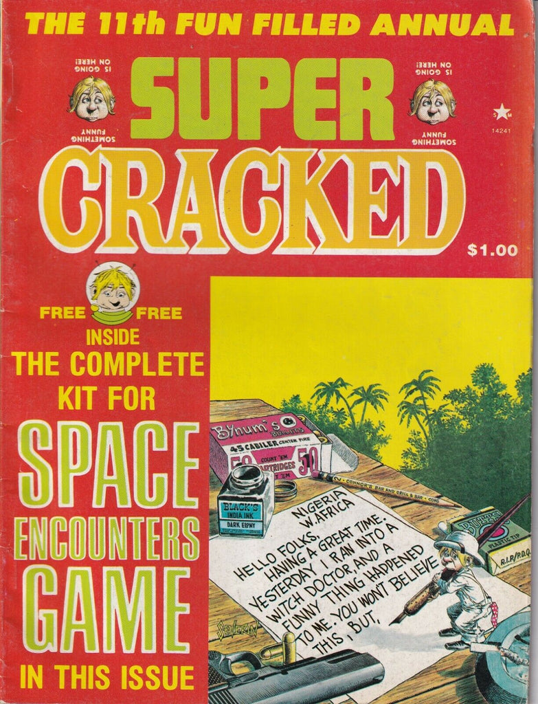Super Cracked Magazine No.11 1978 Space Encounters Game 022019nonr