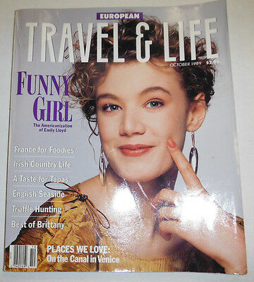 European Travel & Life Magazine Emily Lloyd October 1989 101714R1