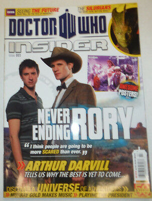 Doctor Who Insider Magazine Arthur Darvill & Murray Gold July 2011 No.3 040215R