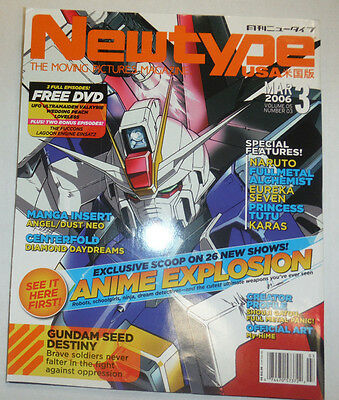 Newtype USA Magazine Naruto & Manga Insert March 2006 040615R
