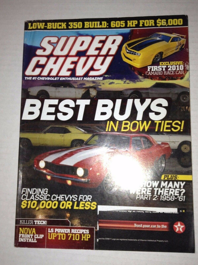 Super Chevy Magazine Best Buys In Bow Ties May 2008 030417NONRH