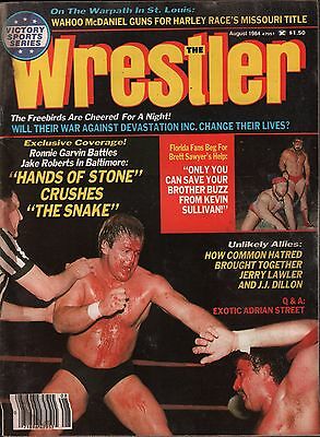 The Wrestler August 1984 Ronnie Garvin, Jake Roberts VG 122315DBE