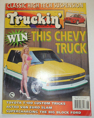 Truckin' Magazine Toyota T-100 Custom Trucks June 1993 041315R