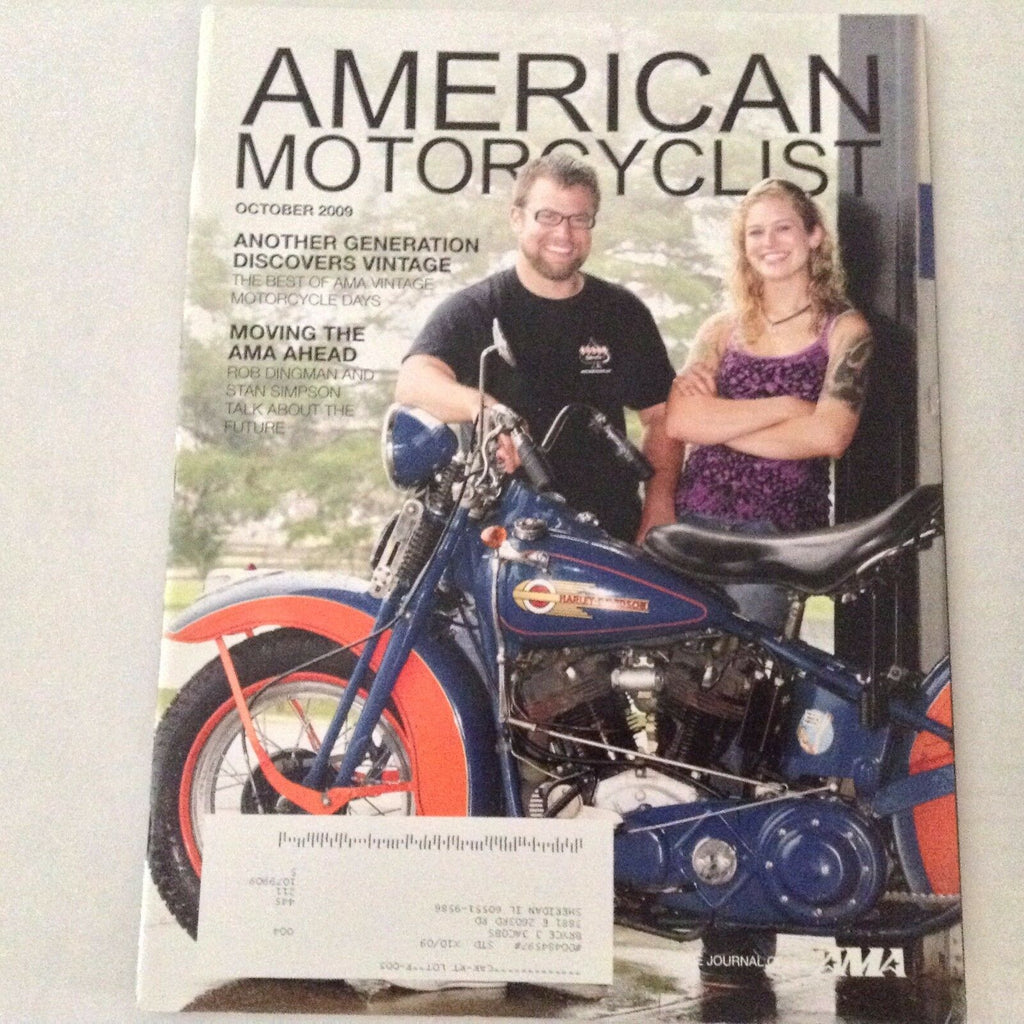 American Motorcyclist Magazine Rob Dingman Stan Simpson October 2009 061617nonrh