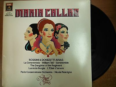 33 RPM Vinyl Maria Callas Rossini & Donizetti Arias Angel Records AV534 022715SM
