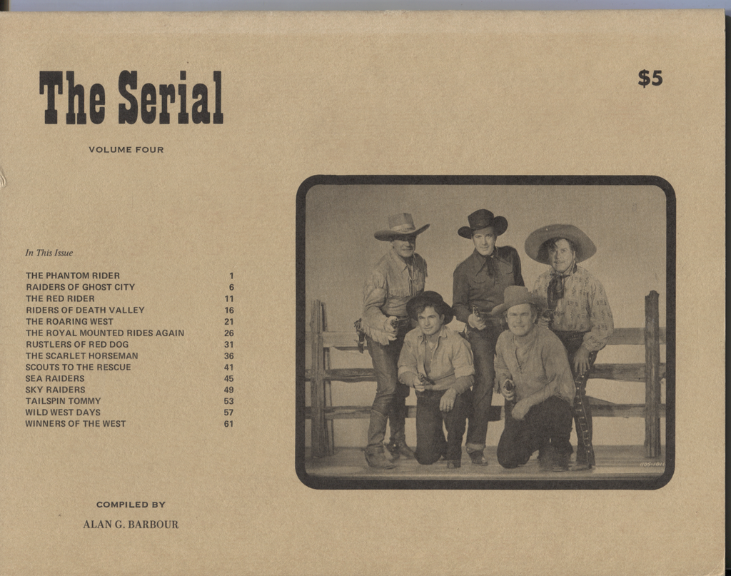 The Serial Volume 4 Phantom Rider Sea Raiders Tailspin Tommy 062420DBE