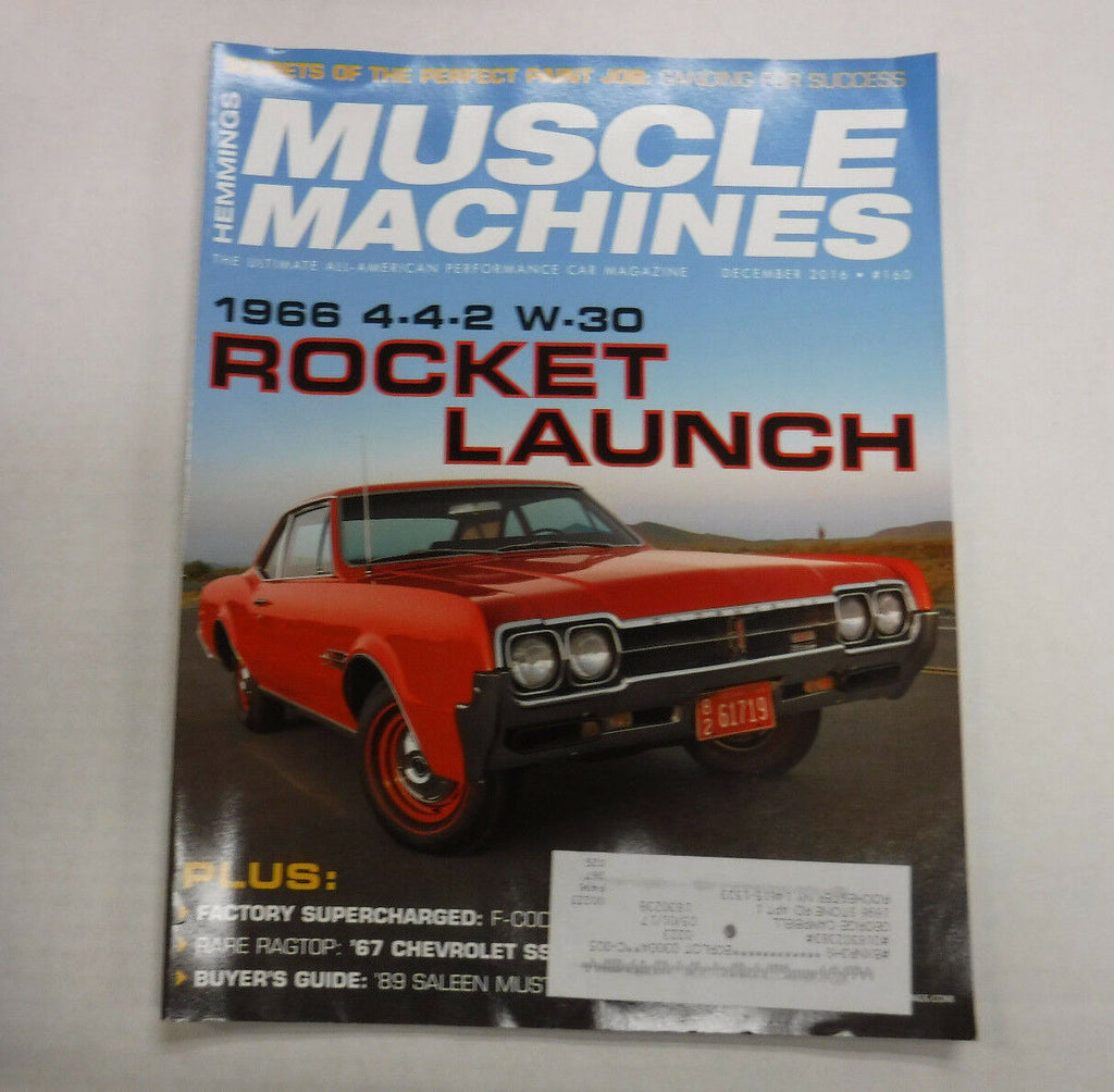 Muscle Machines Magazine Rocket Launch December 2016 111516R