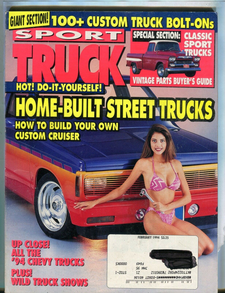 Sport Truck Magazine February 1994 Custom Cruiser EX w/ML 042017nonjhe