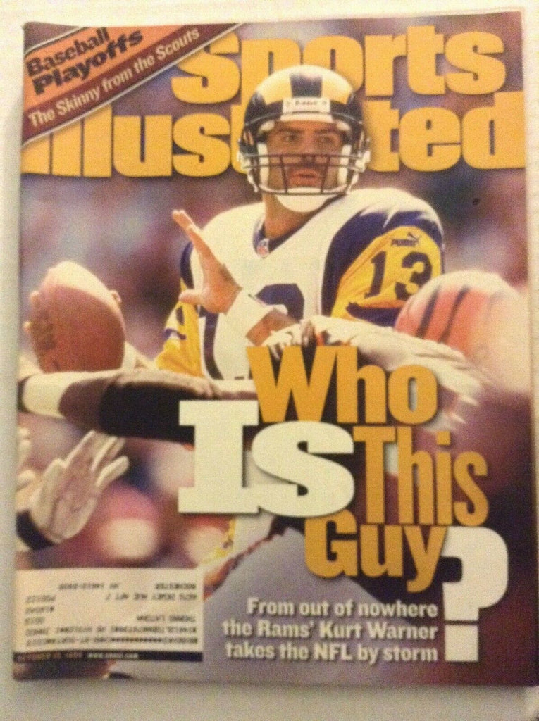 Sports Illustrated Mag Rams' Kurt Warner October 18, 1999 082419nonrh