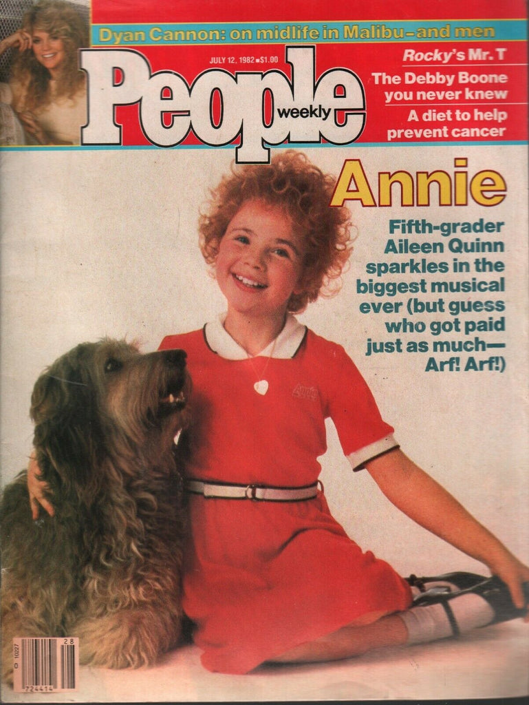 People Weekly July 12 1982 Aileen Quinn Annie Dyan Cannon MR T 020520AME