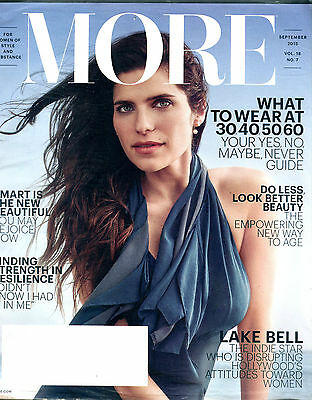 More Magazine September 2015 Smart Is The New Beautiful Lake Bell EX 010716jhe