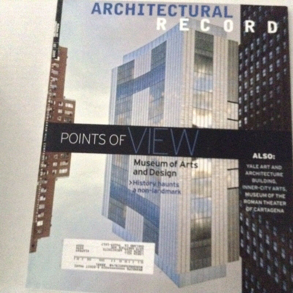 Architectural Record Magazine Moneo Gwathmey Cloepfil February 2009 070417nonrh