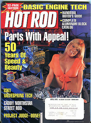 Hot Rod Magazine April 1998 Parts With Appeal! Engine Tech EX 021916jhe