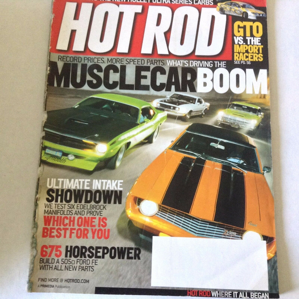 Hot Rod Magazine Muscle Boom Intake Showdown July 2004 060817nonrh