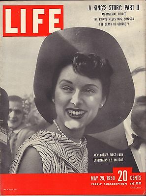 Life Magazine May 29 1950 Birthday, A Kings Story VG 042216DBE