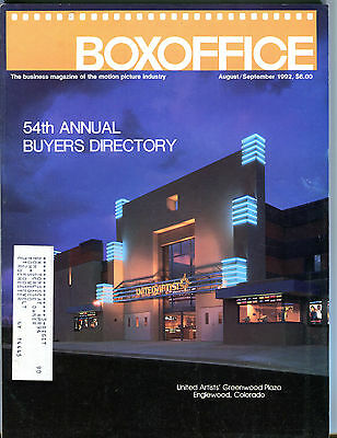 Box Office Magazine August/September 1992 Buyers Directory EX 040516jhe