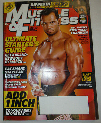Muscle & Fitness Magazine Rich Franklin Ultimate Starter January 2011 031615R