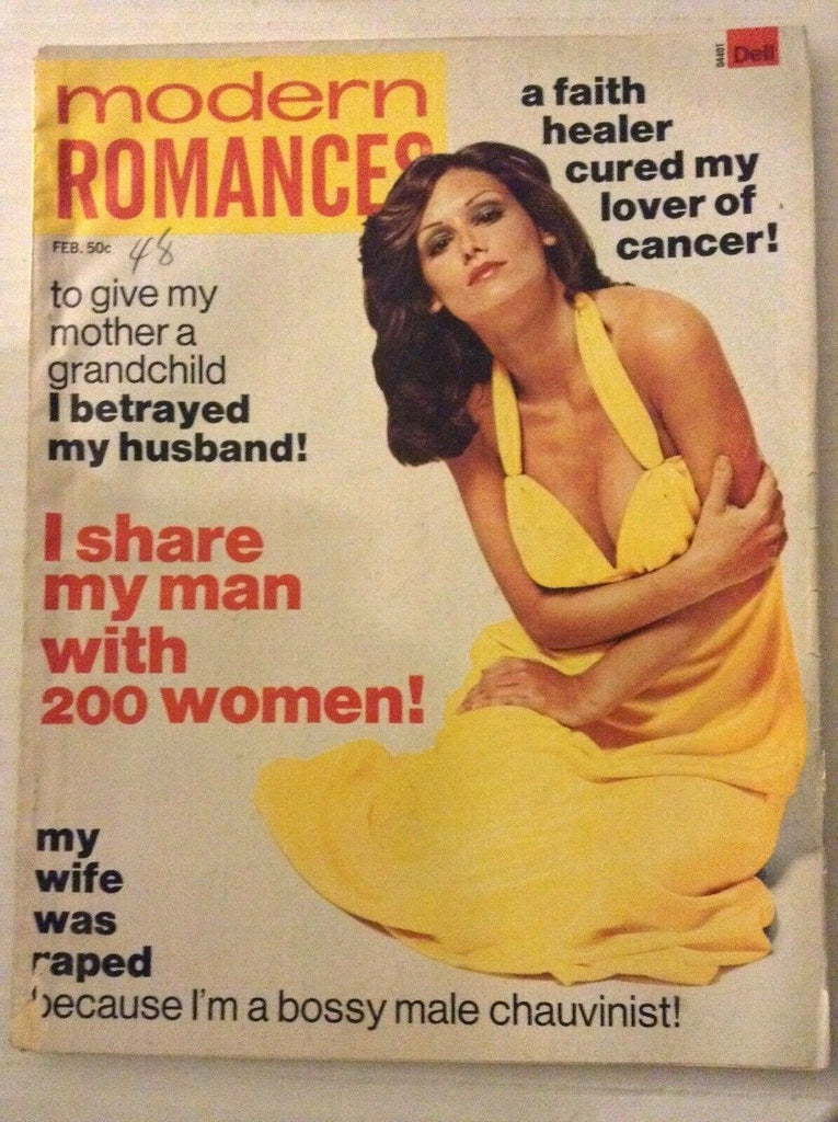 Modern Romances Magazine Sharing My Man With Women February 1974 040119nonrh