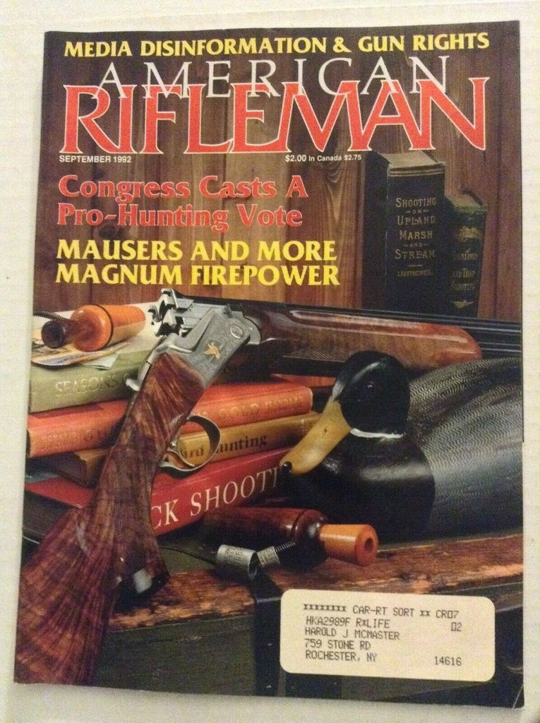 American Rifleman Mag Mausers More Magnum Firepower September 1992 082419nonrh