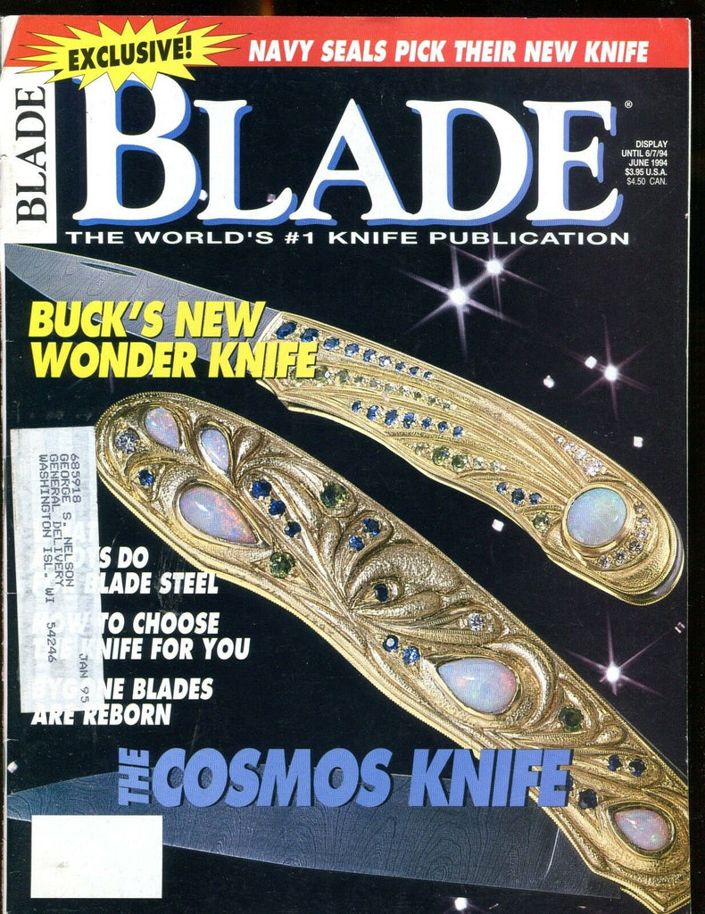 Blade Magazine June 1994 Cosmos Knife EX w/ML 012417jhe
