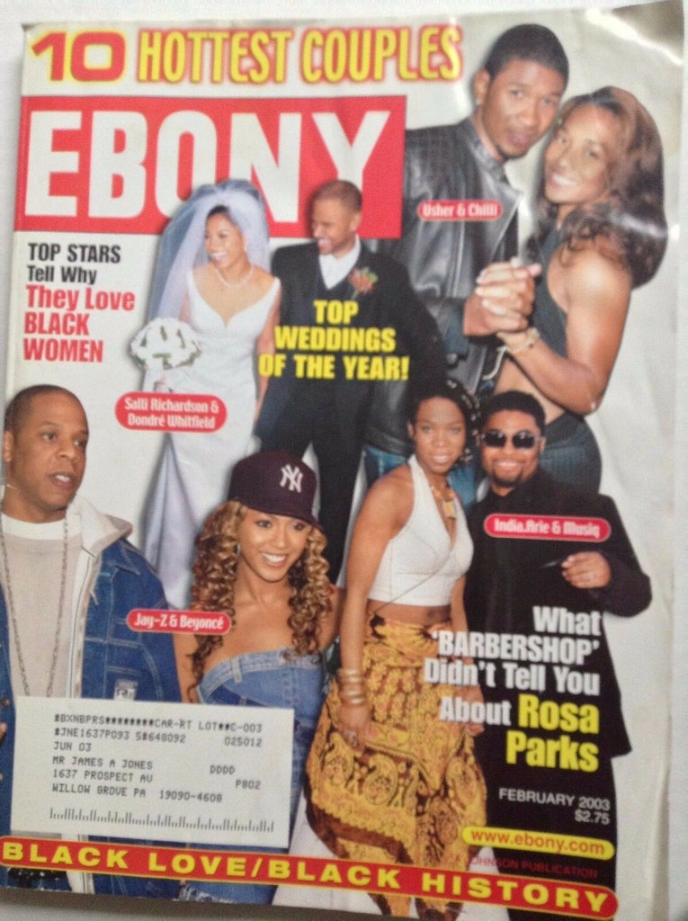 Ebony Magazine Usher Jay-Z Beyonce February 2003 100917nonrh2