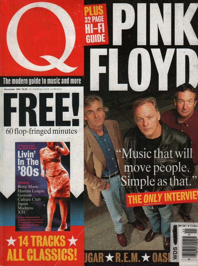 Q UK Music Magazine November 1994 Pink Floyd Naomi Campbell 111319AME