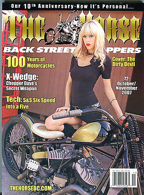 The Horse Back Street Choppers Magazine October/November 2007 EX 050516jhe