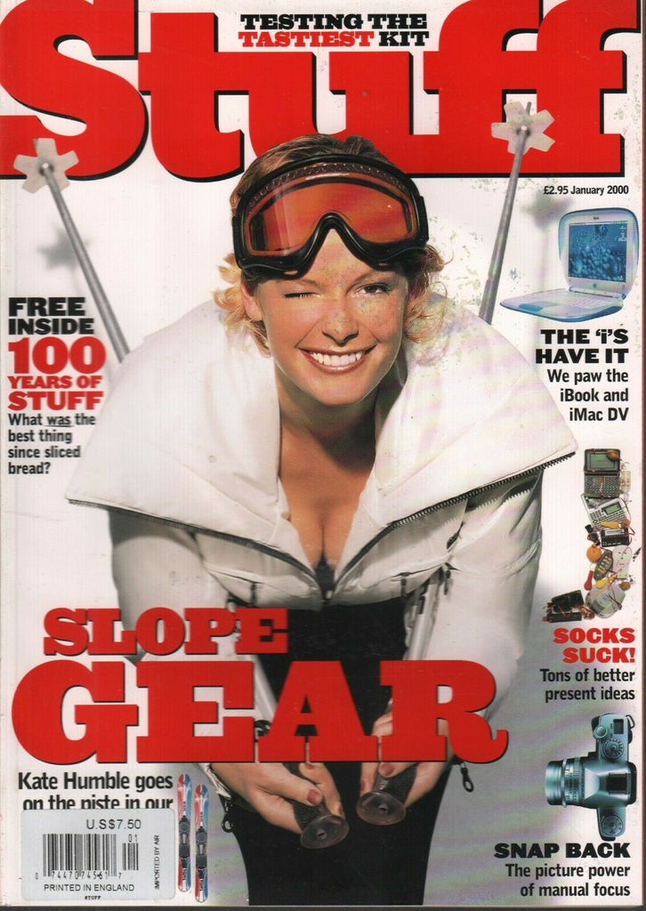 Stuff UK Technology Magazine January 2000 Apple iMac Kate Humble 120919AME2