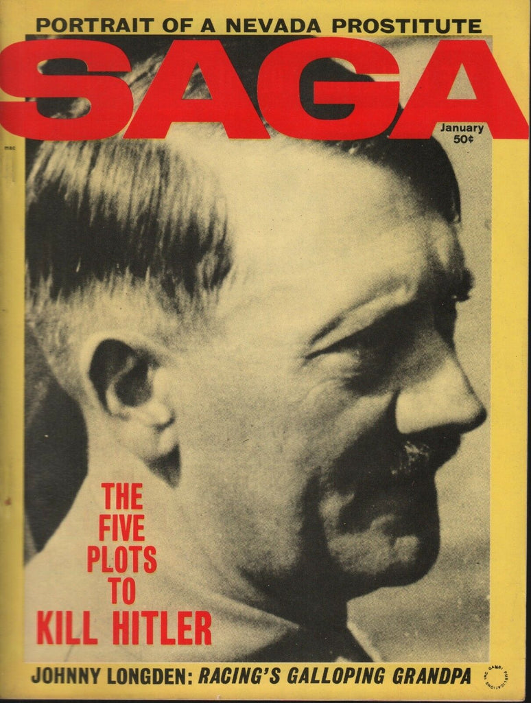 SAGA January 1966 Johnny Longden Adolf Hitler Plots 101218ame