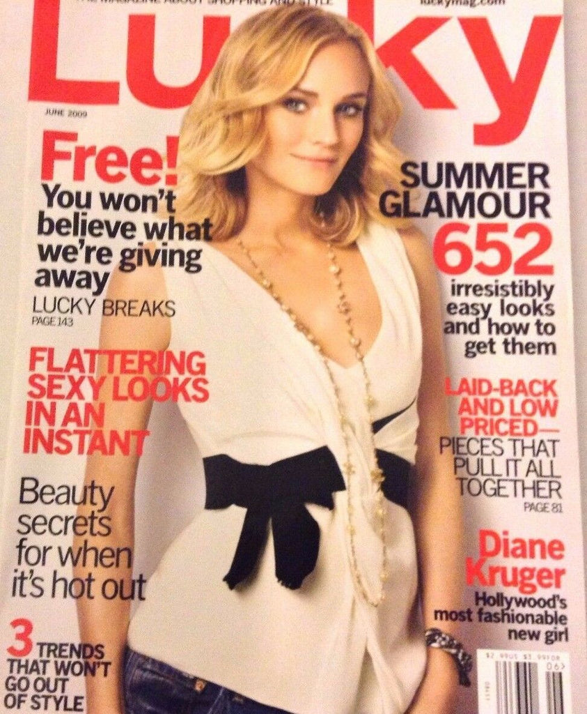 Lucky Magazine Diane Kruger Flattering Looks June 2009 NO ML 072617nonrh2